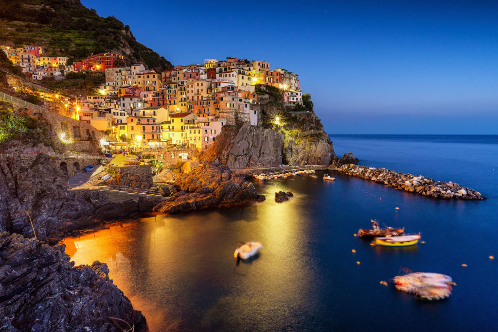 Manarola At Blue Hour - Andrei Dima