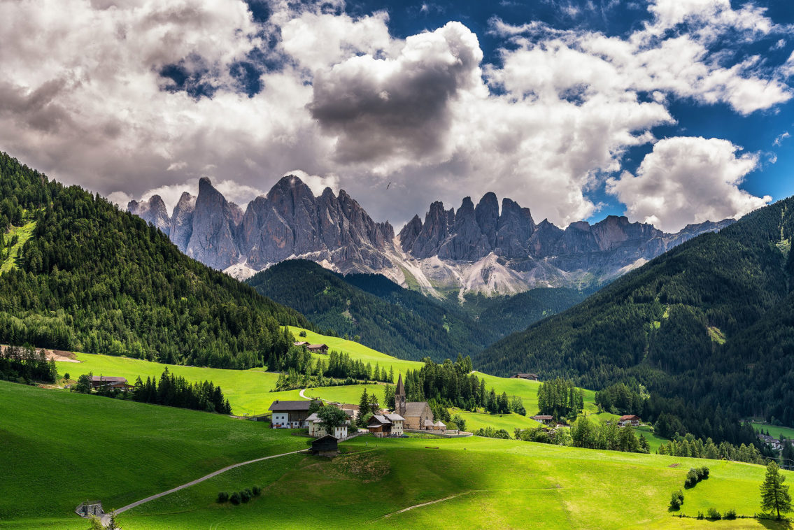 Val di Funes Italy landscape