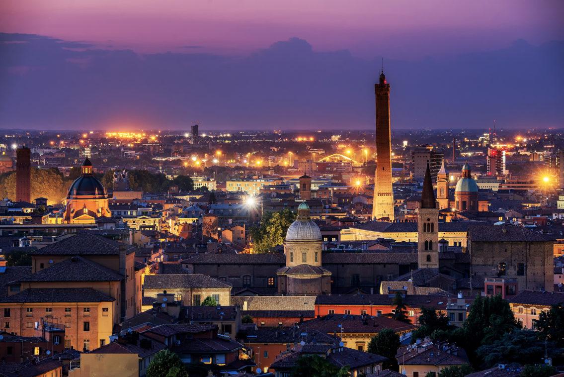 Bologna Italy cityscape