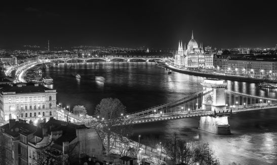 Budapest black and white